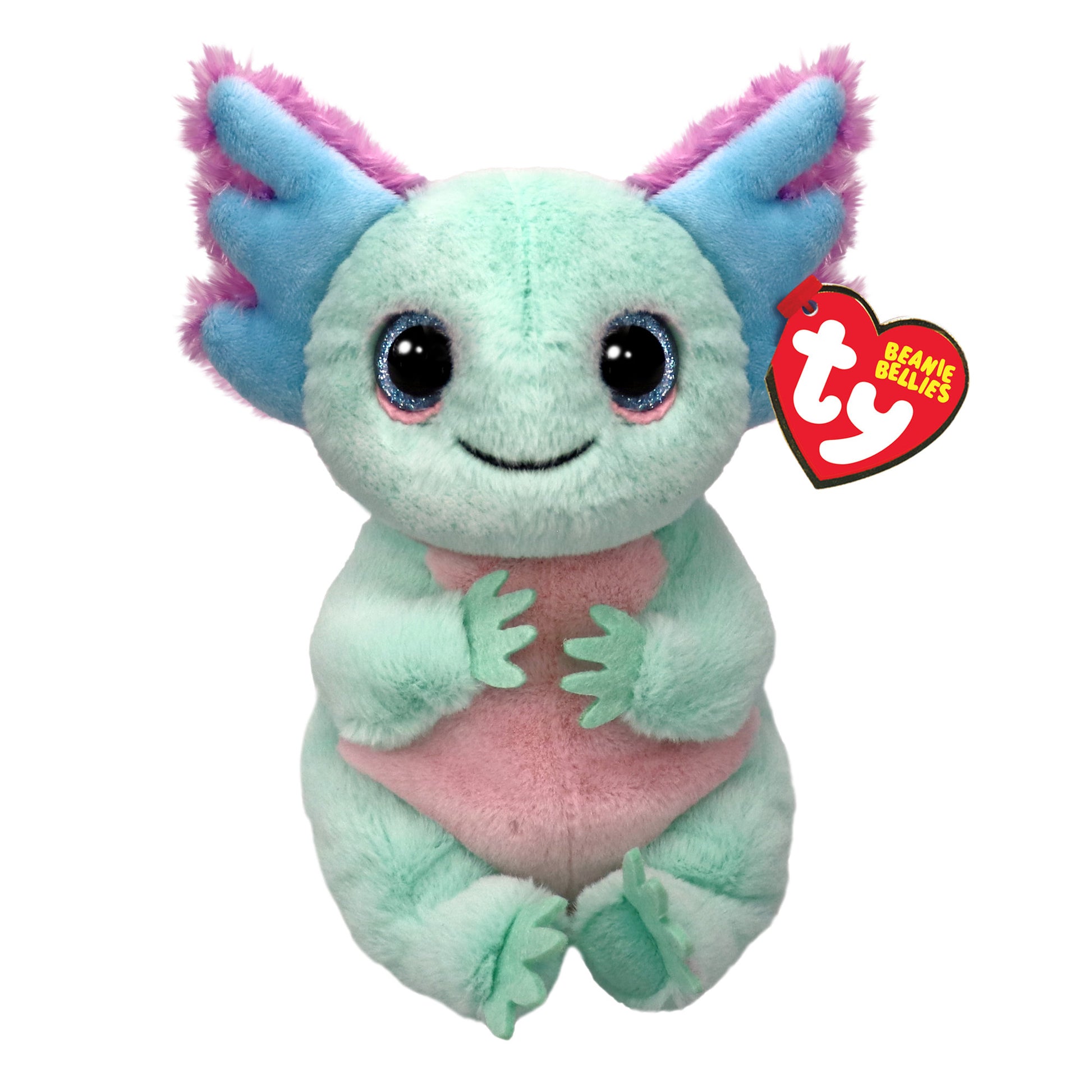 Ty Beanie Bellies Regular - Alex Pastel Axolotl - Toyworld Australia