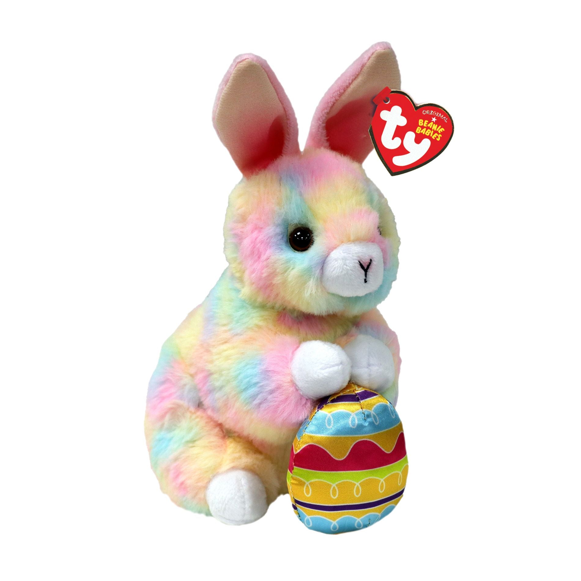 Ty Beanie Boos Regular Sprout Rainbow Rabbit Toyworld Australia ty-beanie-boos-regular-sprout-rainbow-rabbit-toyworld-australia