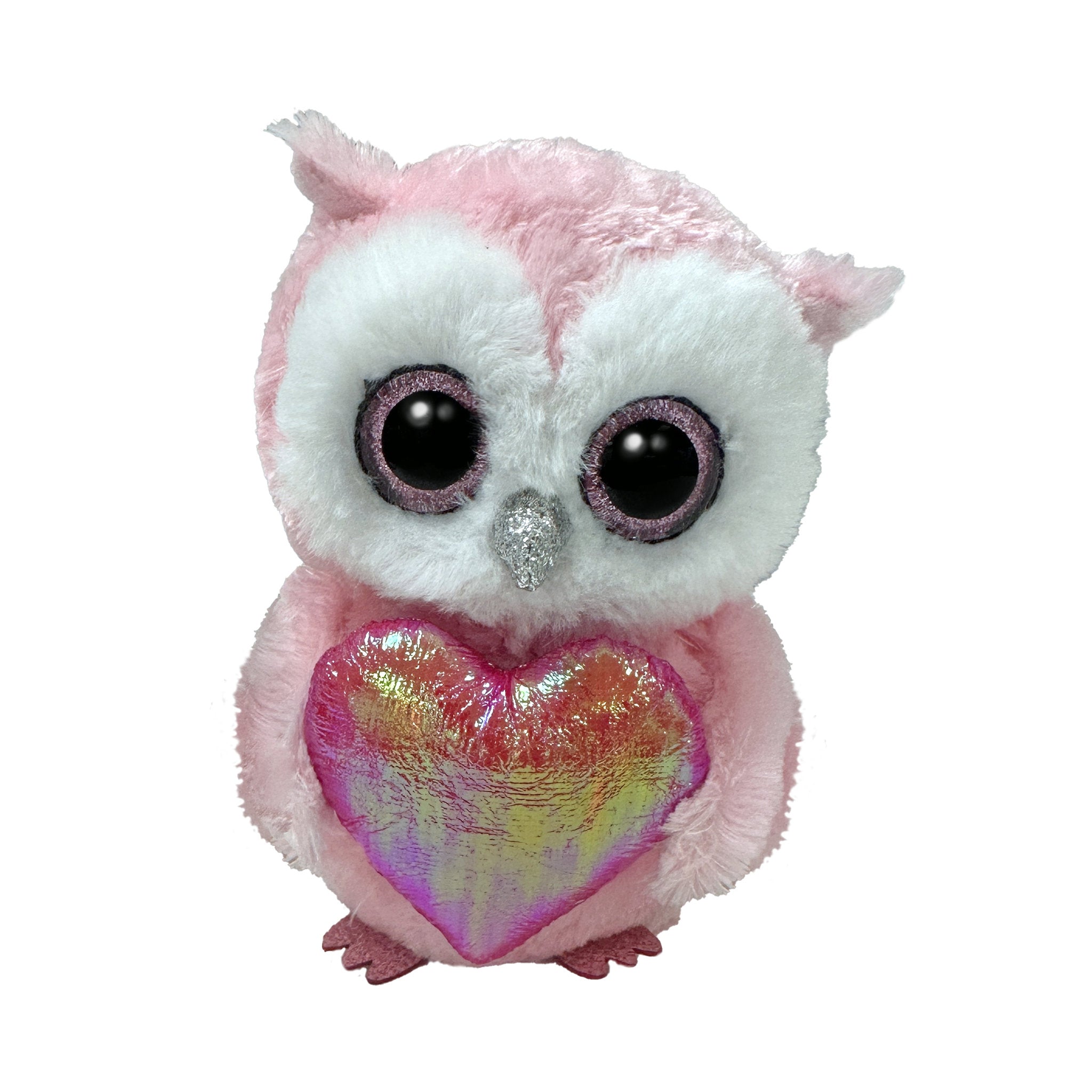 Ty Beanie Boos Regular - Whisper The Valentines Owl