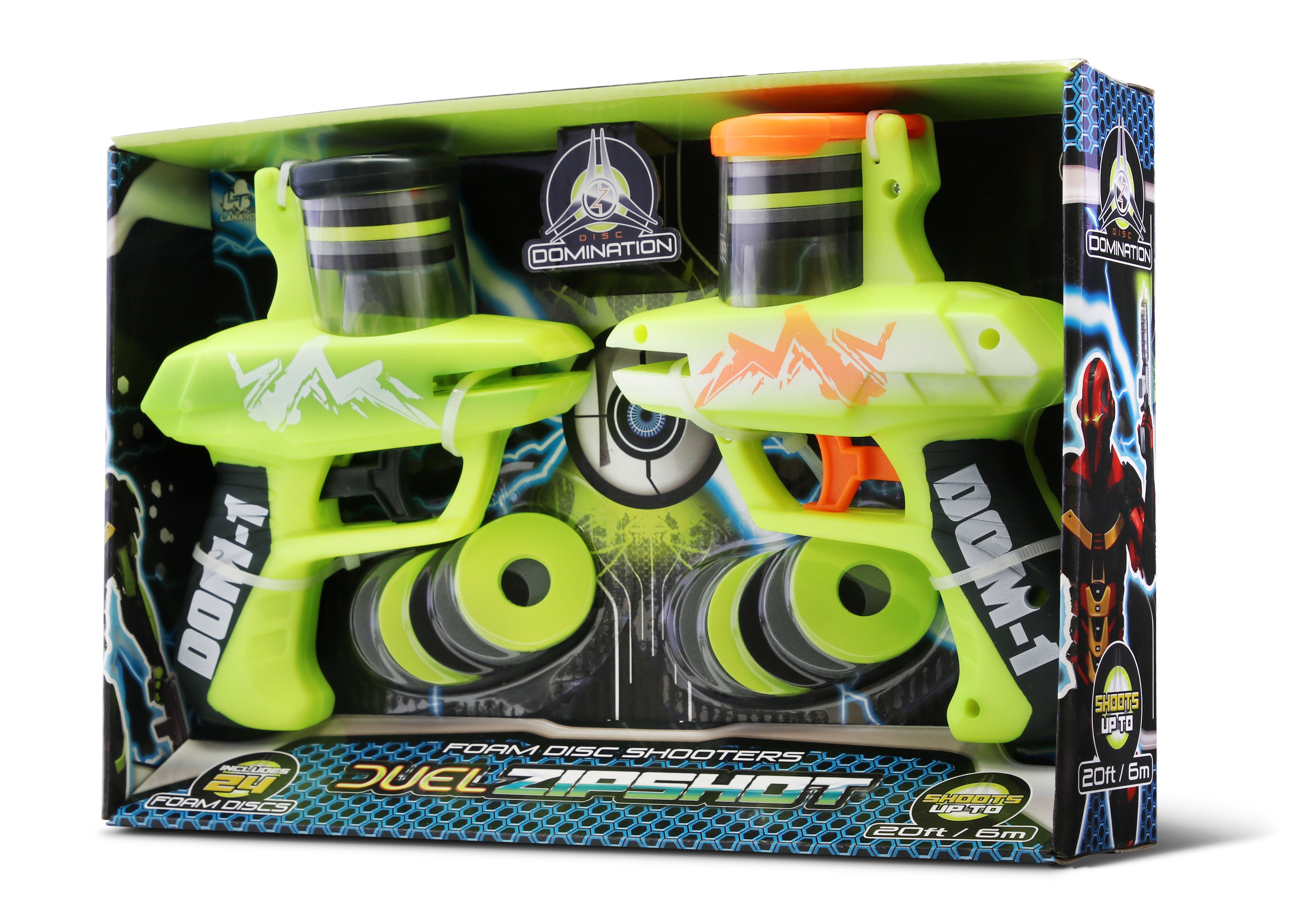 Lanard Duel Zipshot Foam Disc Shooters