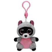 Ty Beanie Boos Clip - Rocco Grey Raccoon