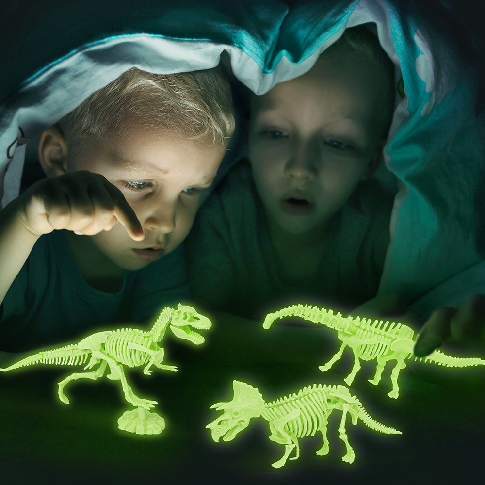 Mini Dig Glow-In-The-Dark Dino Skeleton Assorted Styles