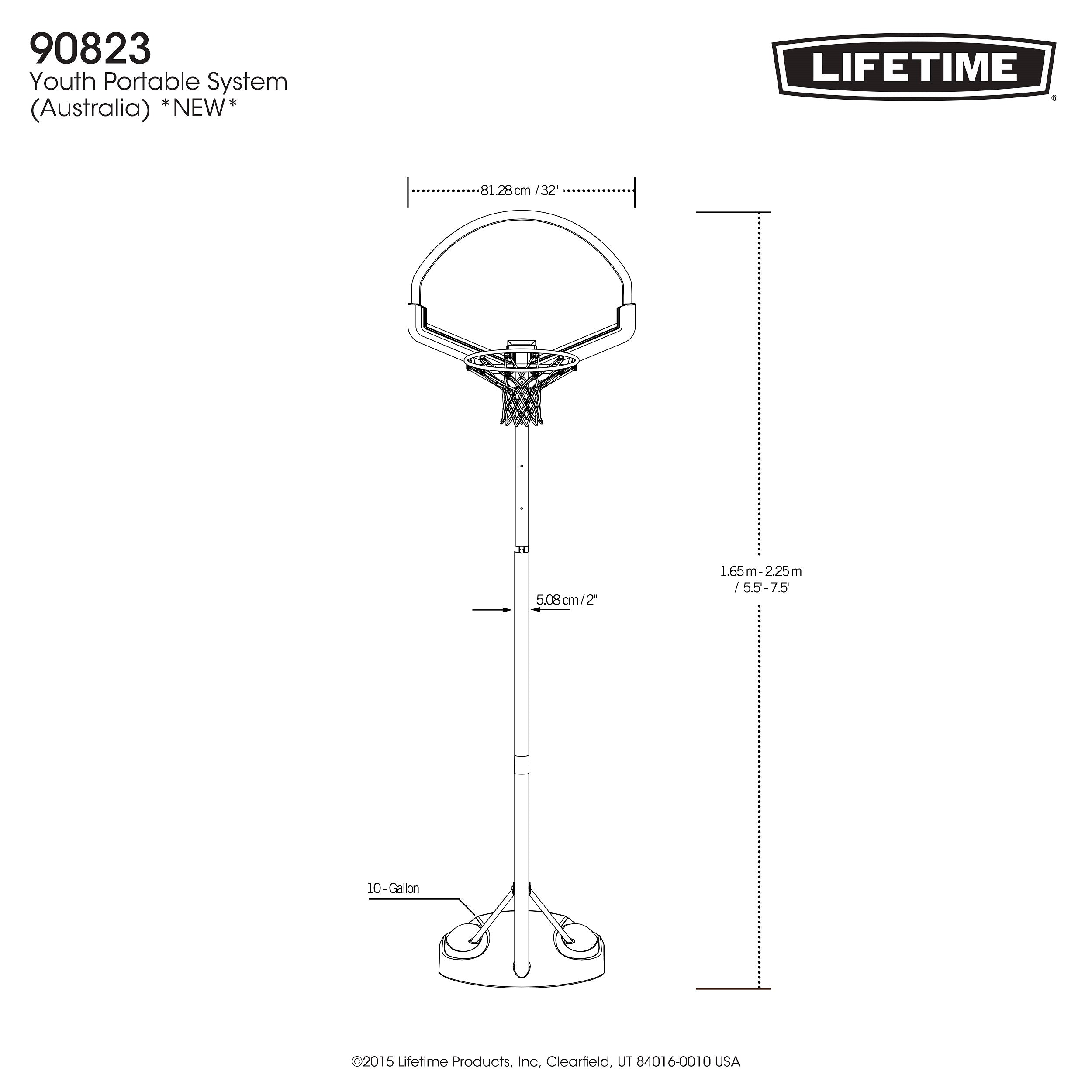 Lifetime Youth Impact 32 Inch Basketball System