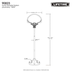 LIFETIME YOUTH IMPACT 32 INCH BASKETBALL SYSTEM