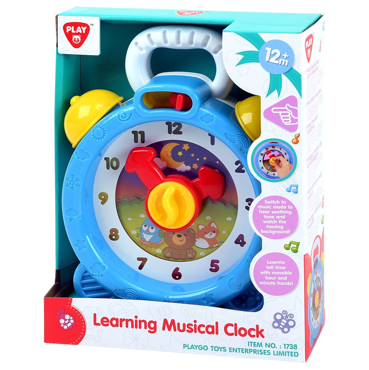 Playgo Toys Learning Musical Clock
