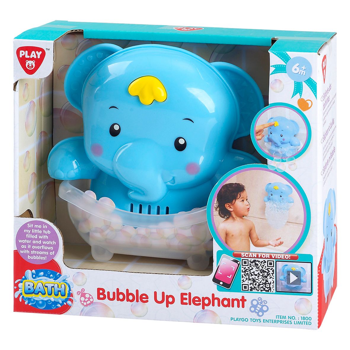 Playgo Toys Battery Operated Bubble Up Elephant