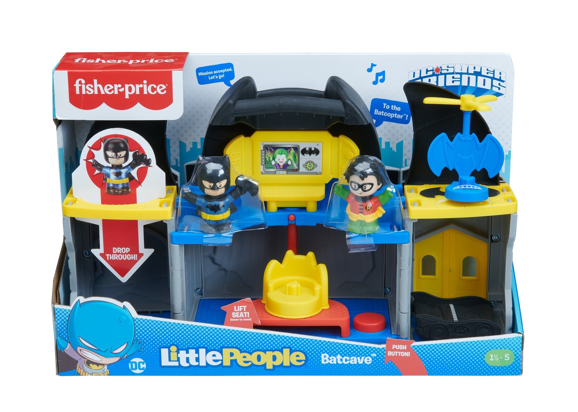Fisher-Price Little People DC Super Friends Batcave