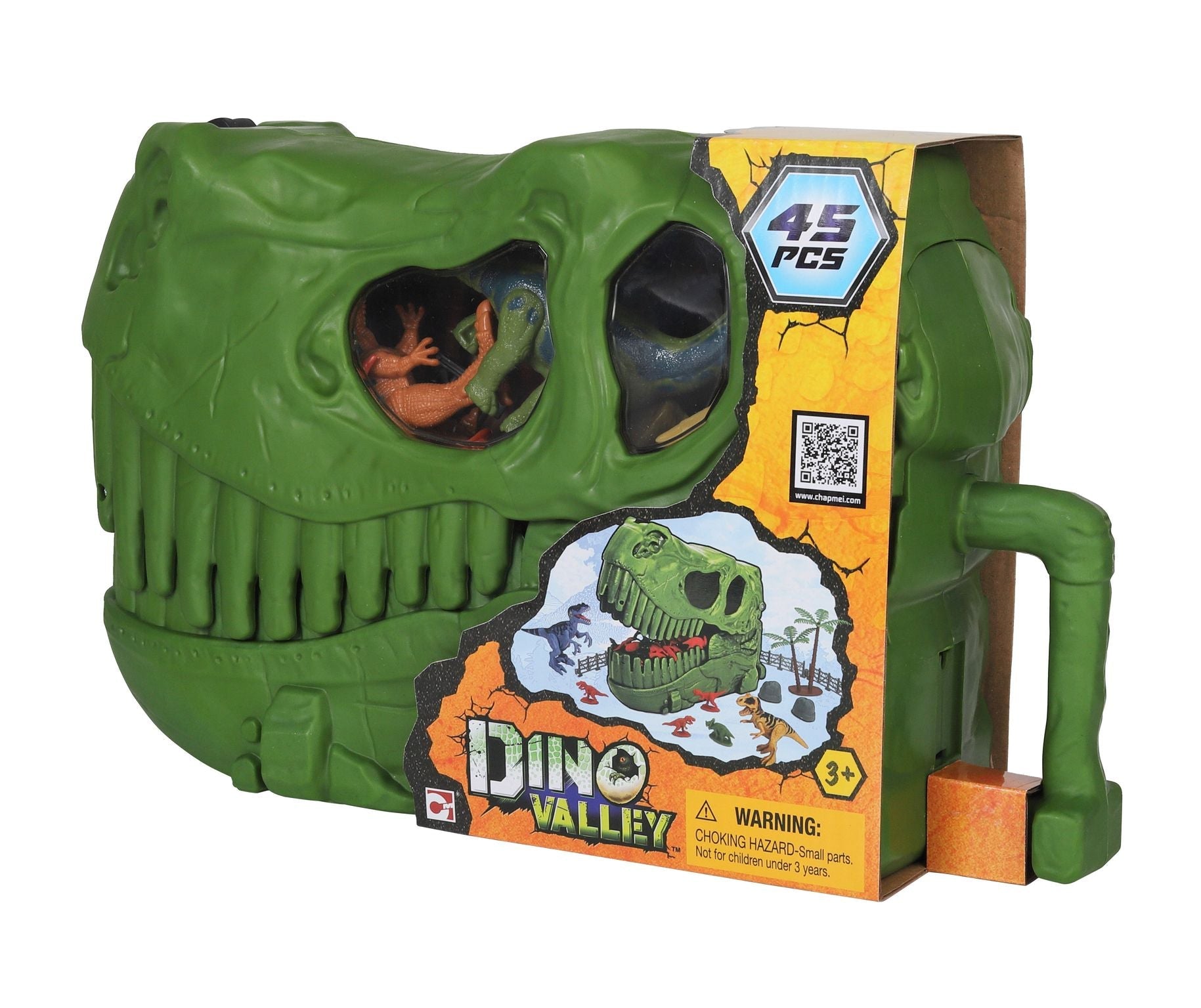 Dino Valley Skull Bucket 45 Piece Playset
