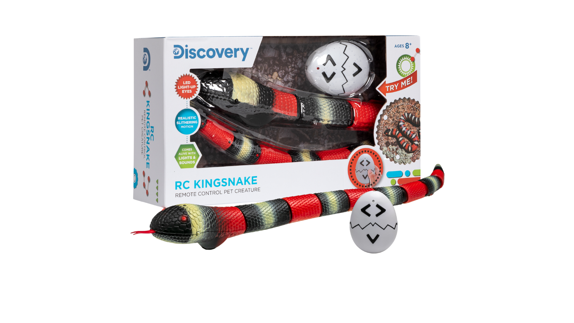 Discovery Kingsnake Remote Control Pet Creature - Toyworld Australia