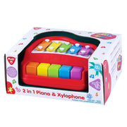 Playgo Toys 2-In-1 Piano & Xylophone