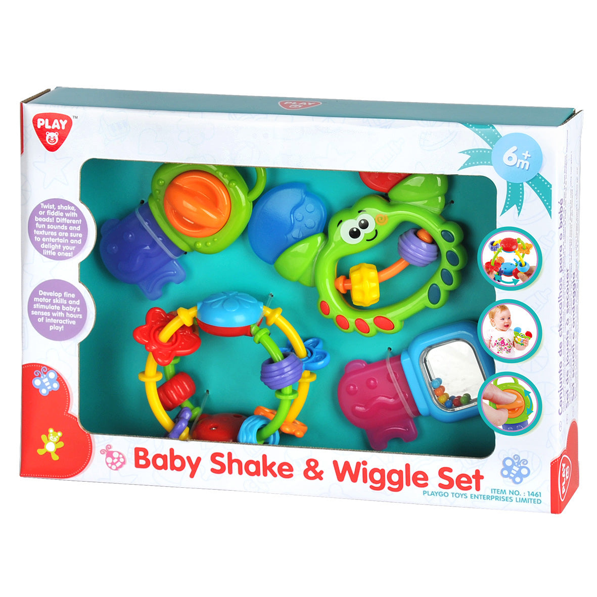 Playgo Toys Ent. Ltd. Baby Shake & Wiggle Set