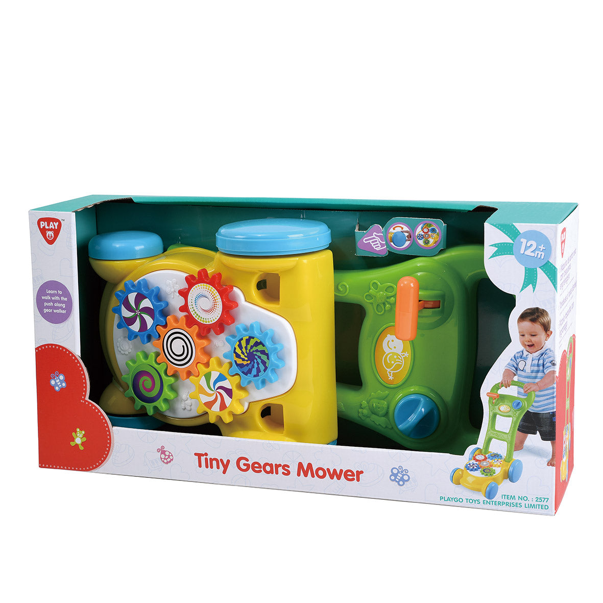 Playgo Toys Tiny Gears Mower Push & Pull