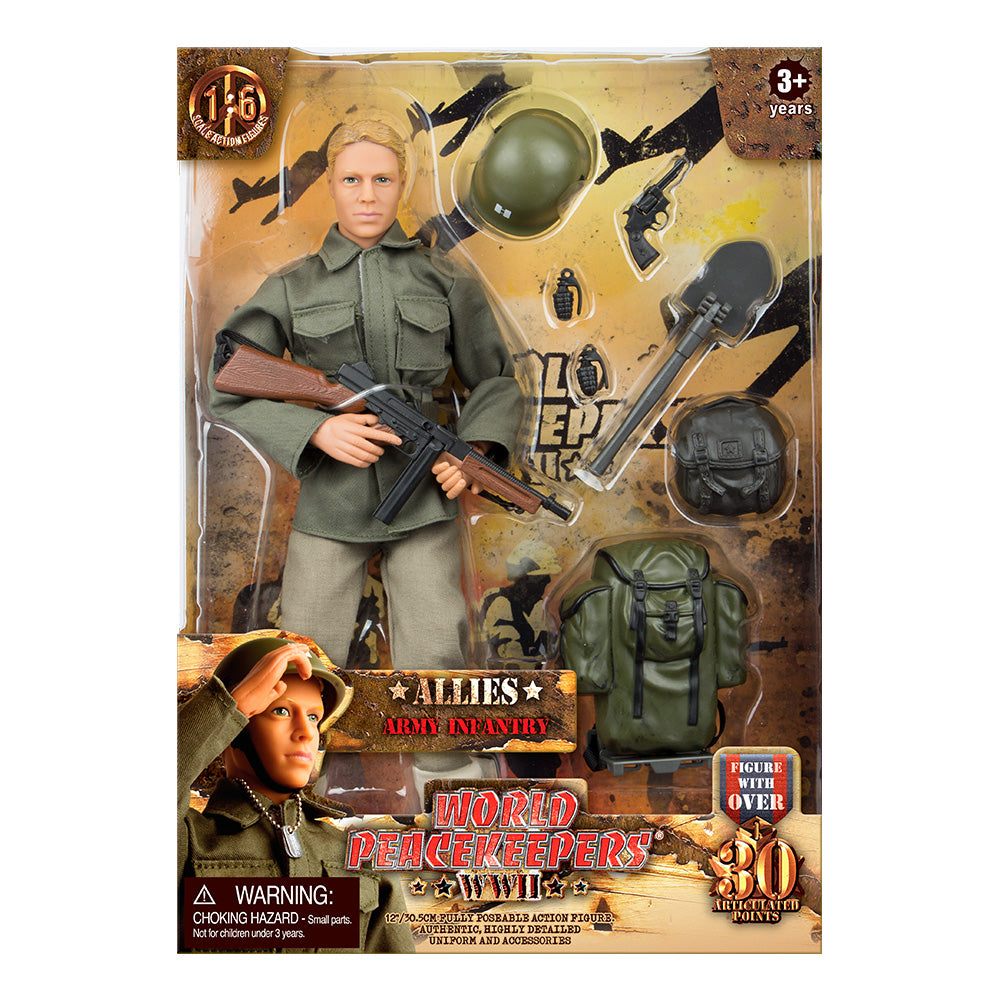 World Peacekeepers 1:6 World War II Set Army Infantry - Toyworld Australia