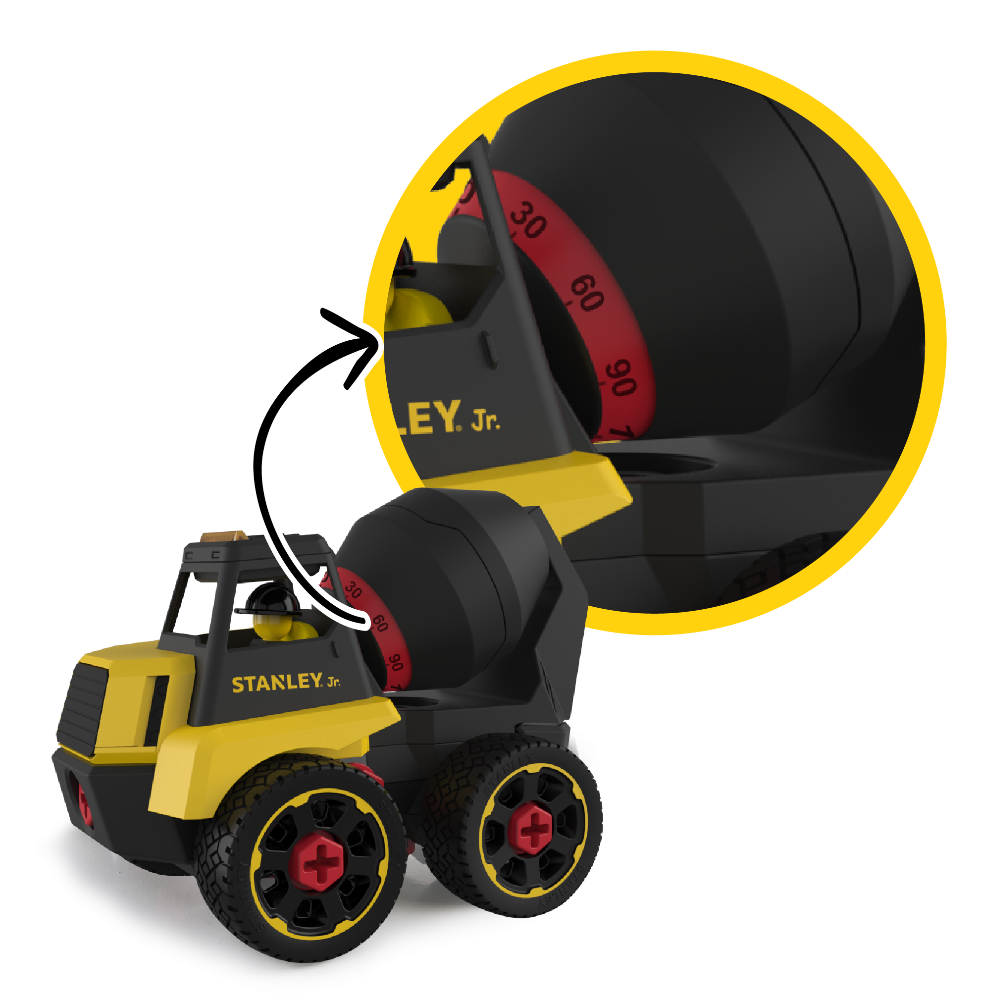 Stanley Jr. Take A Part Xl Cement Truck Kit