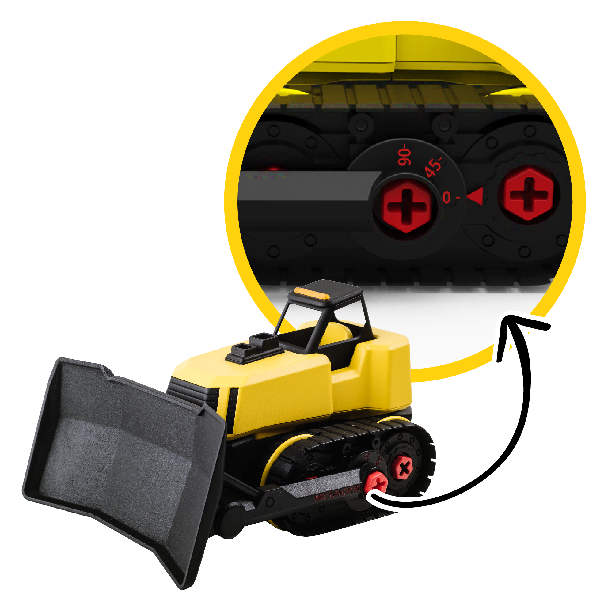 Stanley Jr. Take A Part Xl Bulldozer Kit