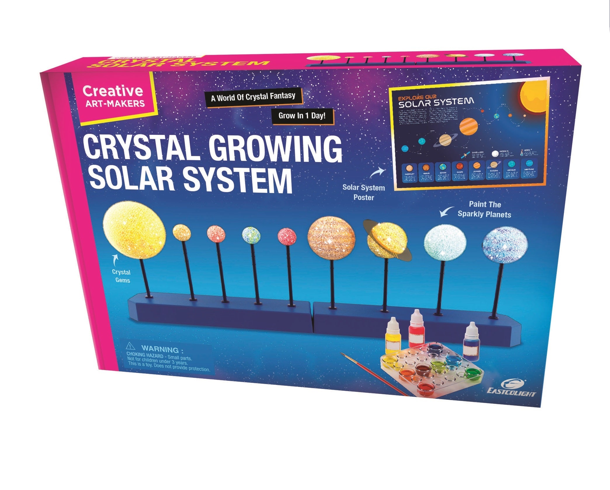 Toyworld Creative Art-Makers Diy Crystal Growing Solar System