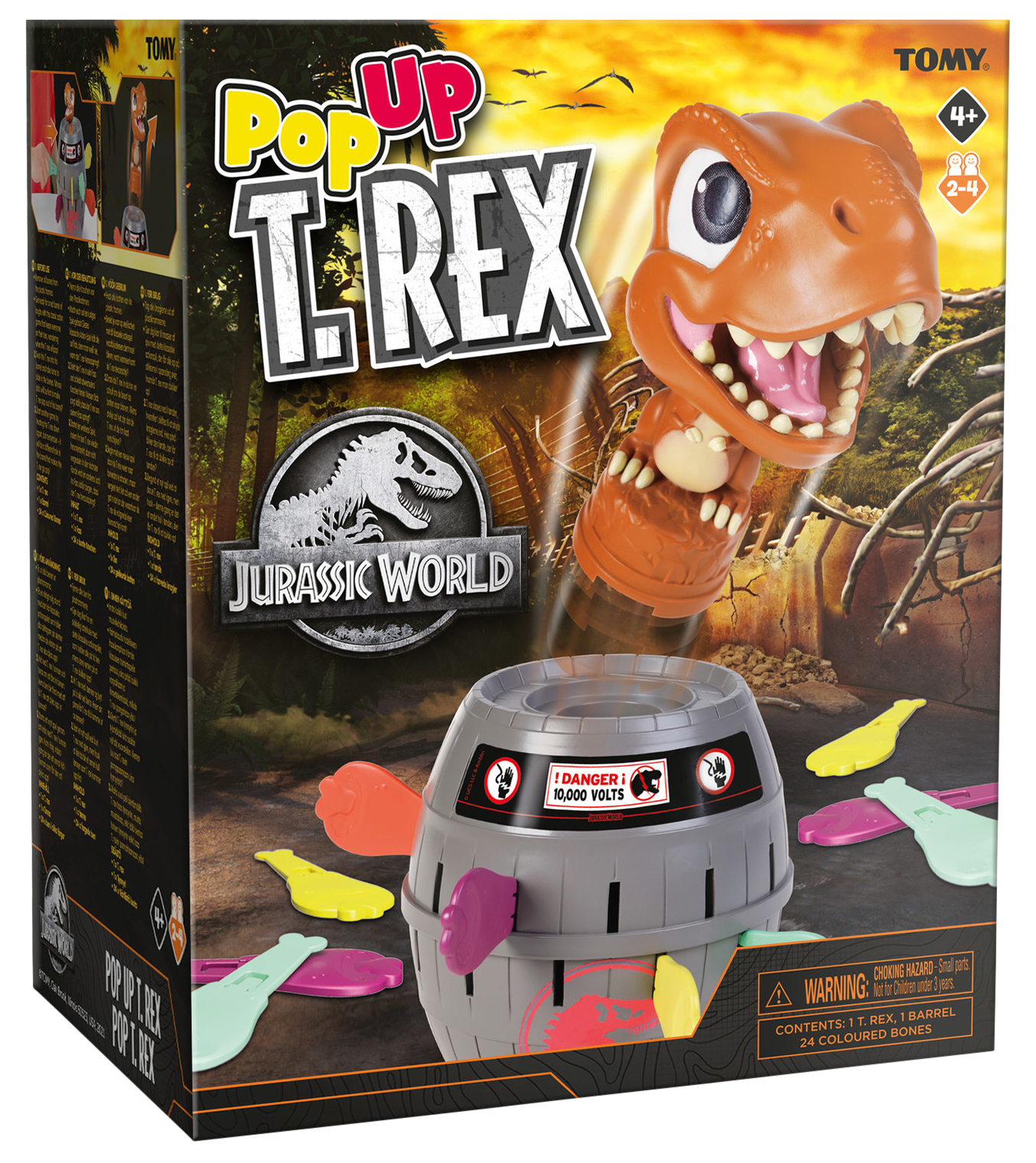 TOMY Jurassic World Pop Up T.Rex Game