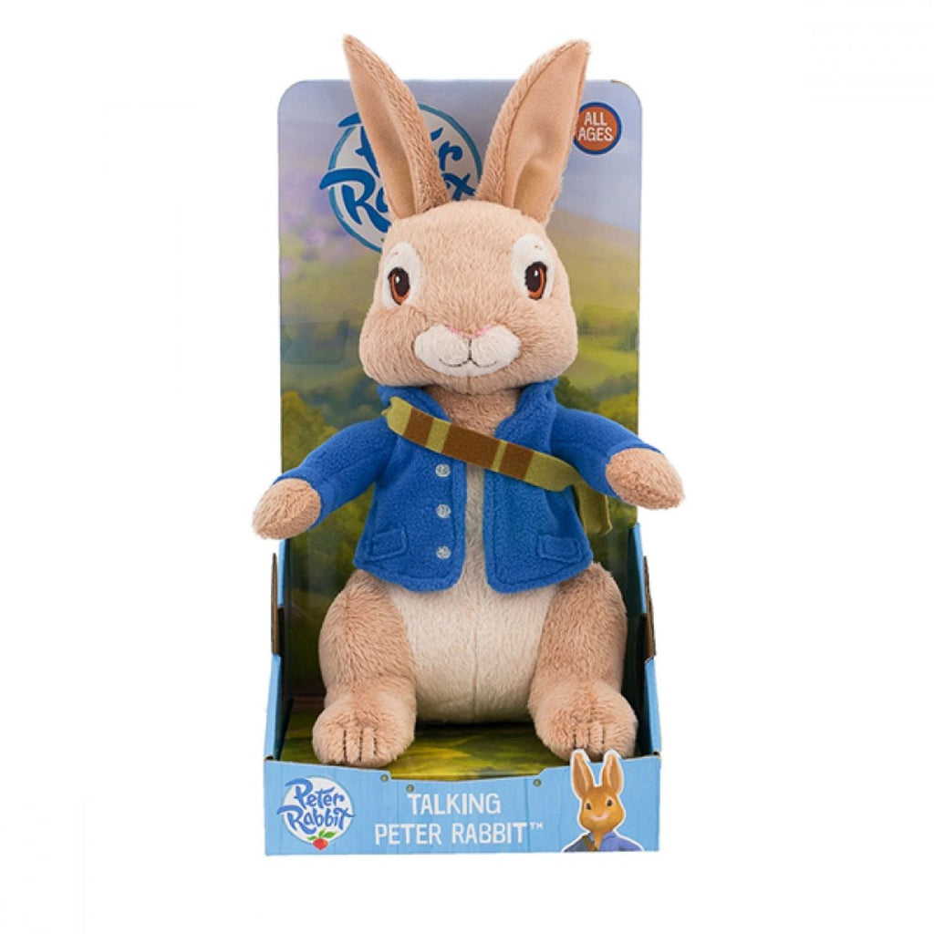 PETER RABBIT TALKING PLUSH - PETER AND LILY ASSORTED