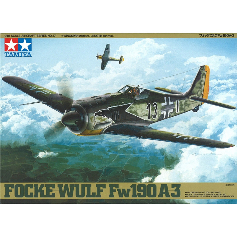 Tamiya 1:48 Focke Wulf FW190 A3 Model Kit