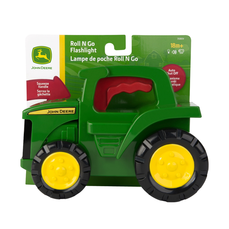TOMY John Deere Roll N Go Flashlight - Toyworld Aus