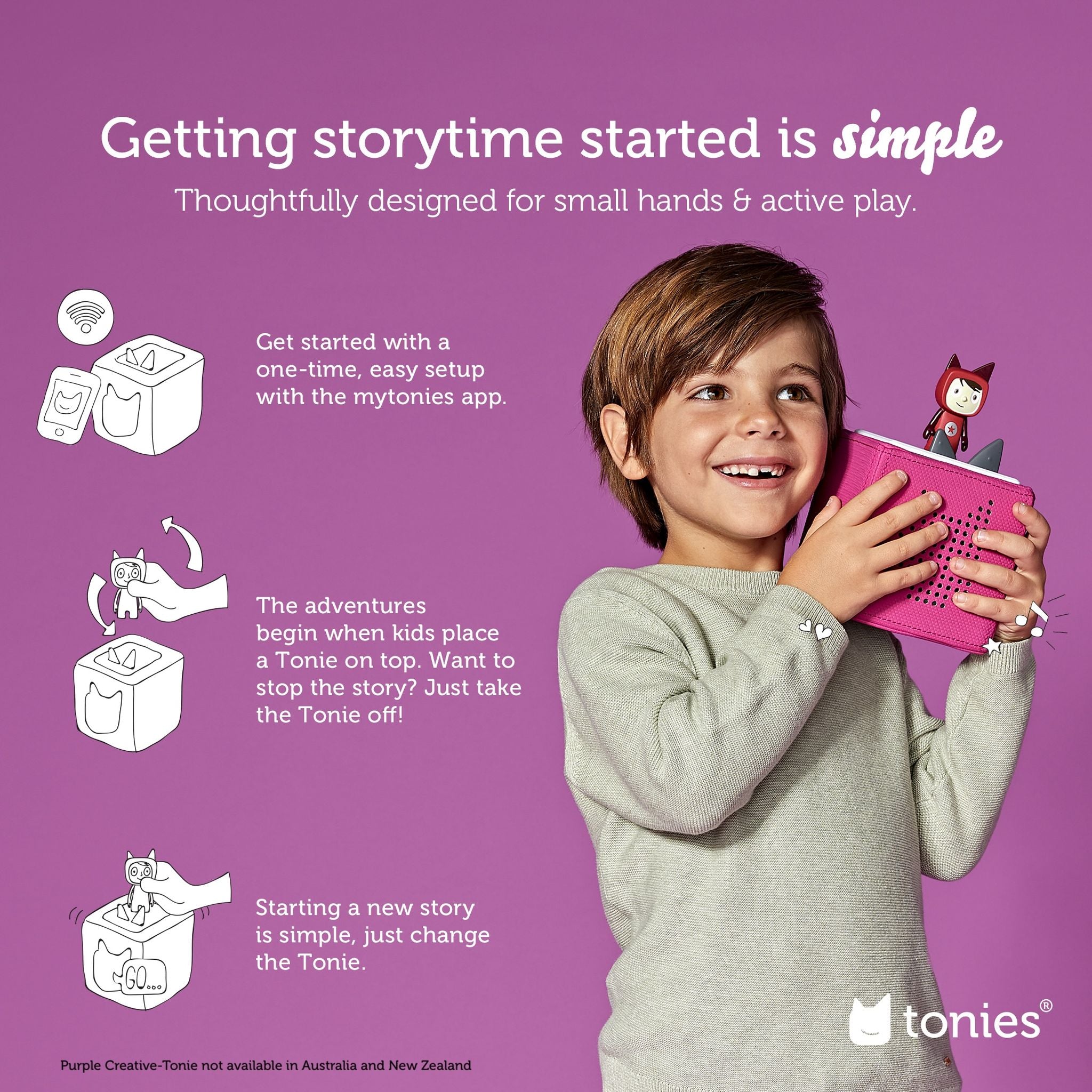 Tonies Toniebox Playtime Puppy Starter Set - Purple