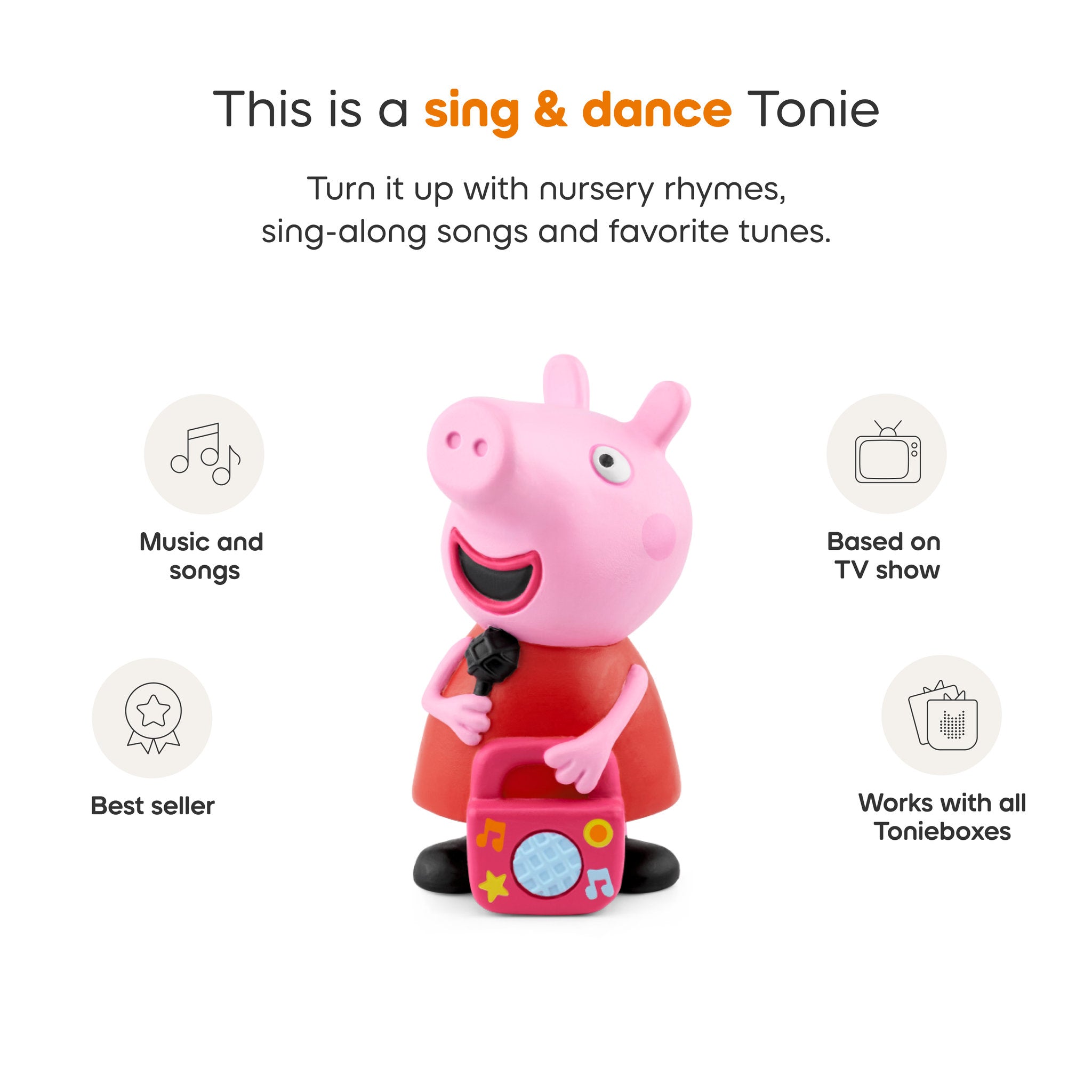 Tonies Audio Character - Peppa Pig My First Album