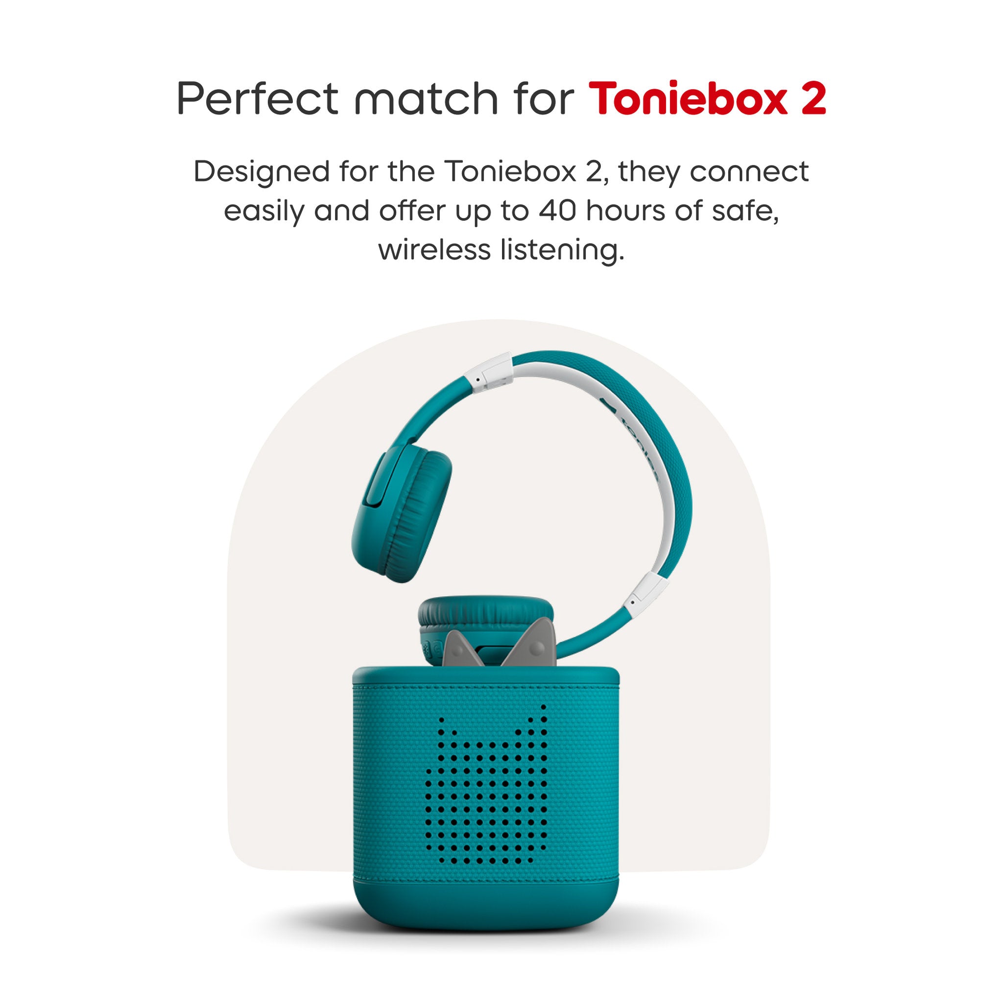Tonies Foldable Headphones - Tropical Teal