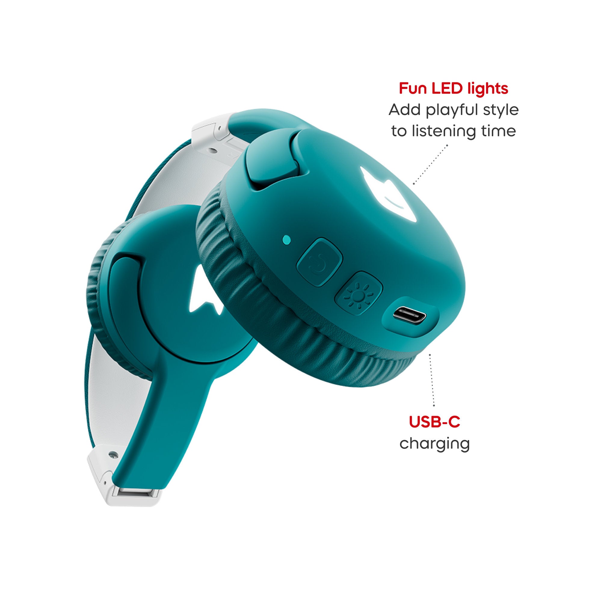Tonies Foldable Headphones - Tropical Teal