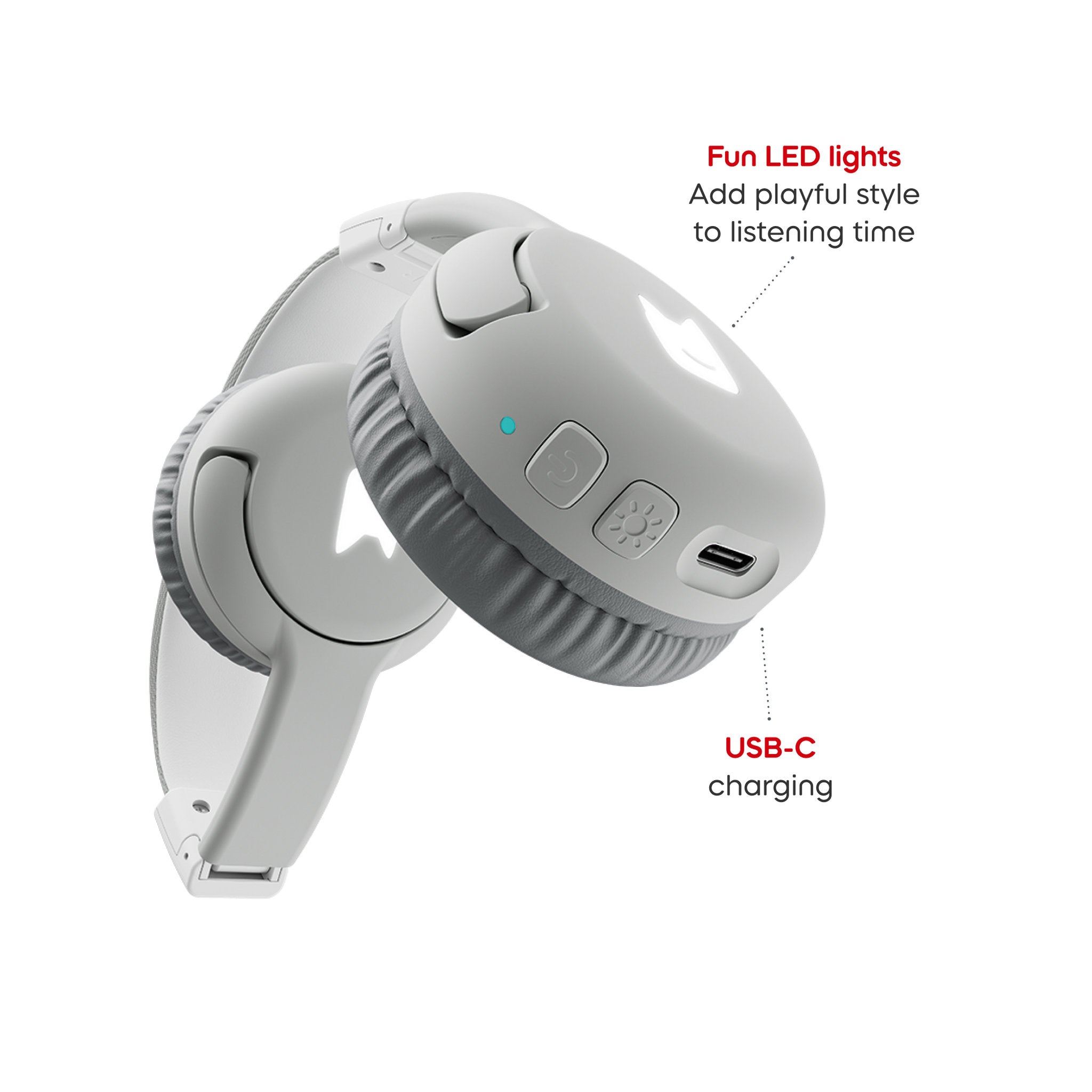 Tonies Foldable Headphones Moon Grey