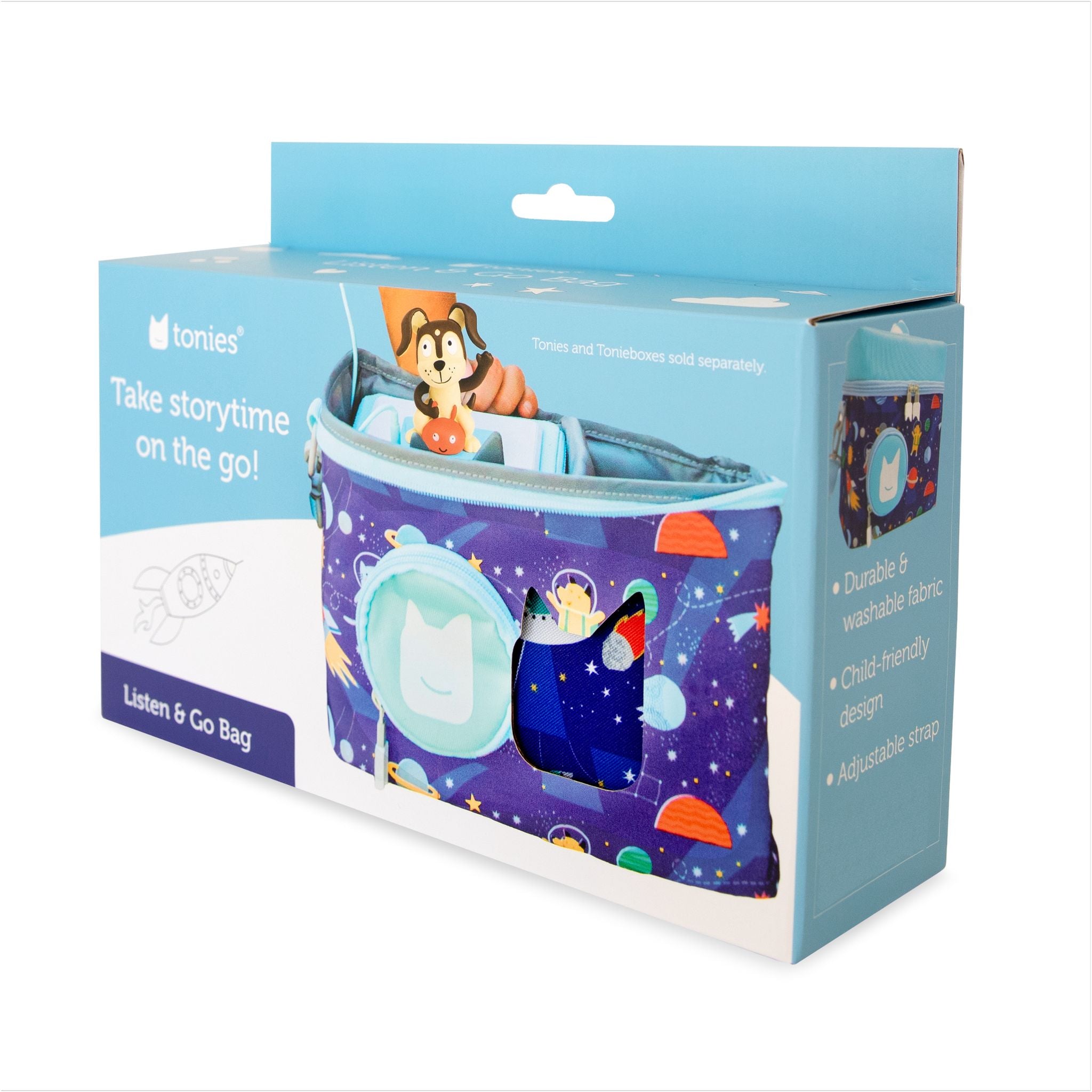 Tonies Listen & Go Bag - Blue