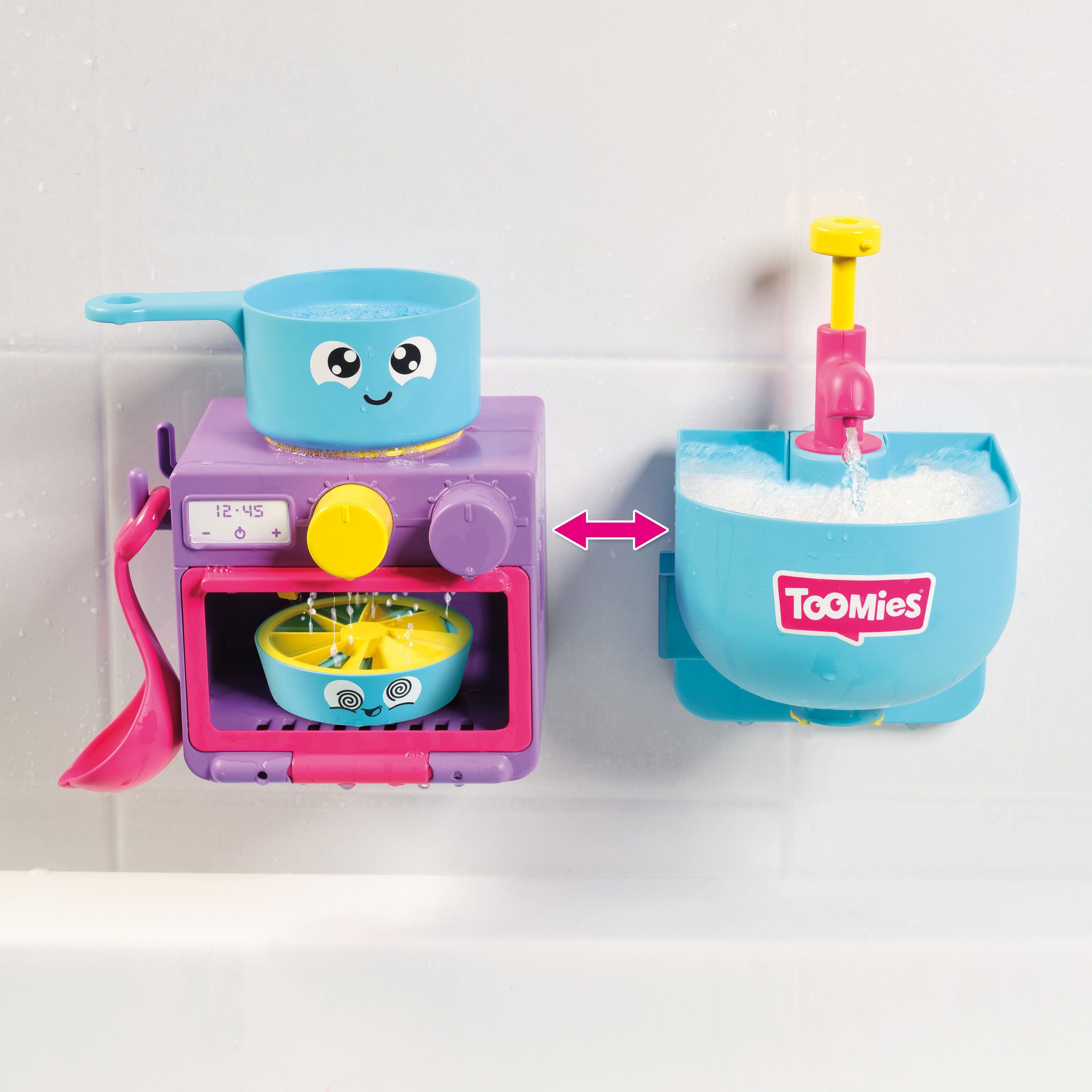 TOMY Toomies Bubble & Bake Bathtime Kitchen