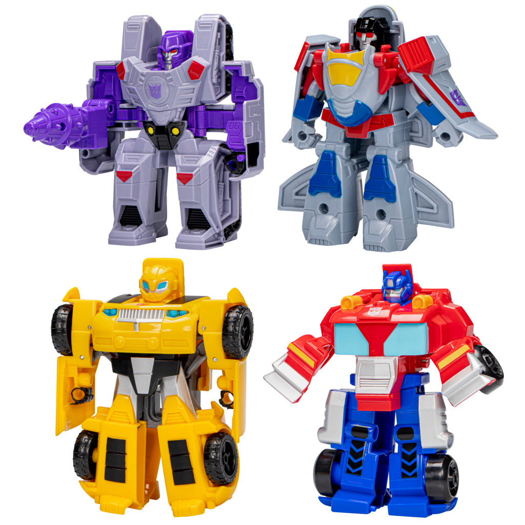 Transformers Heroes Vs Villains 4 Pack
