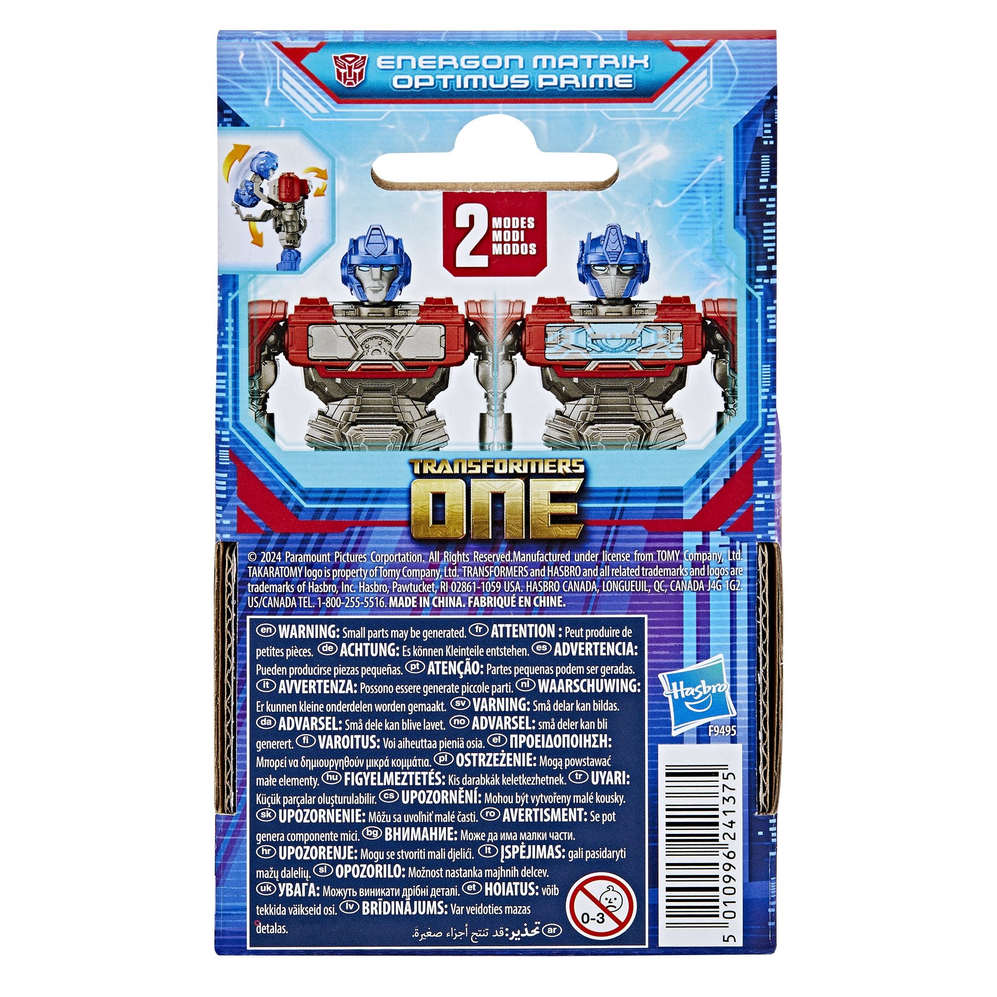 Transformers: One Energon Matrix Optimus Prime