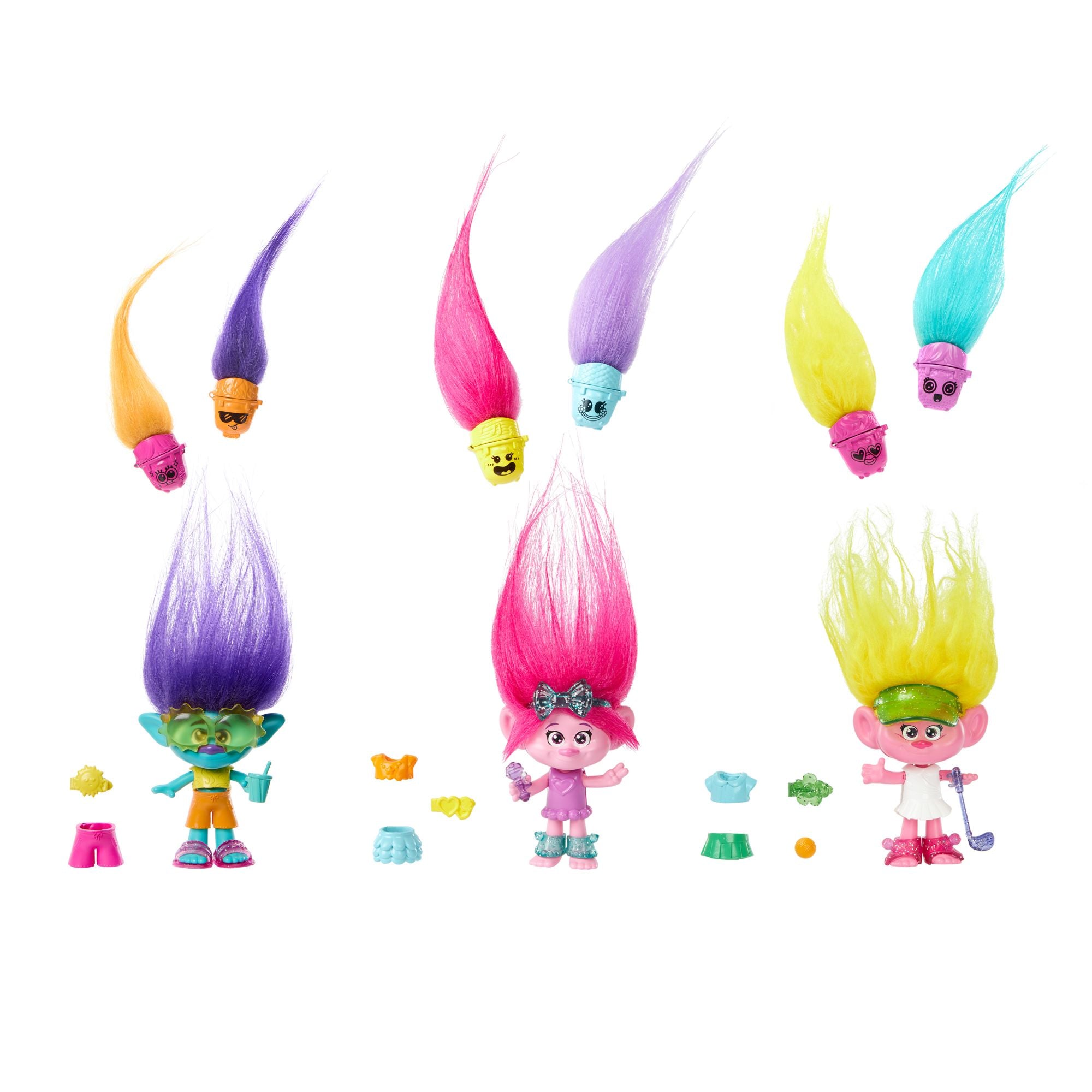 Trolls 3 Band Together Hair Pops - Viva