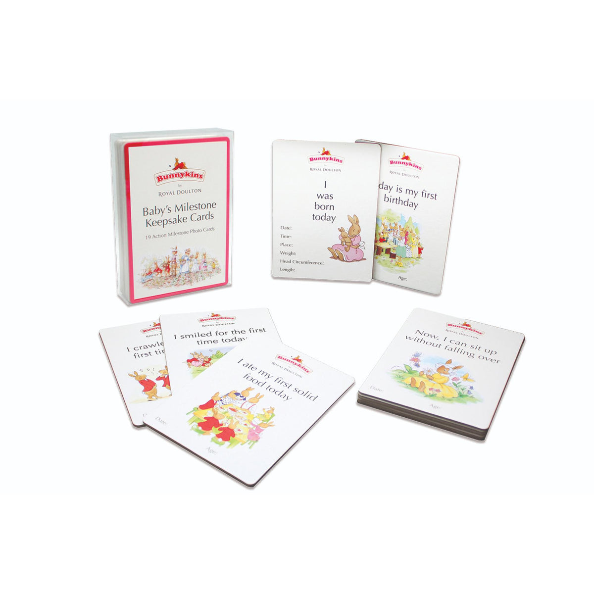 Bunnykins Baby's Milestone Keepsake Cards