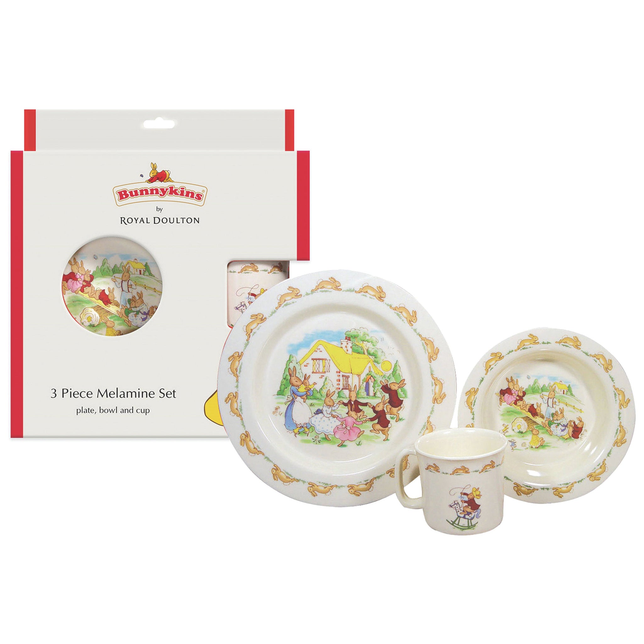 Royal Doulton Bunnykins 3 Piece Melamine Set