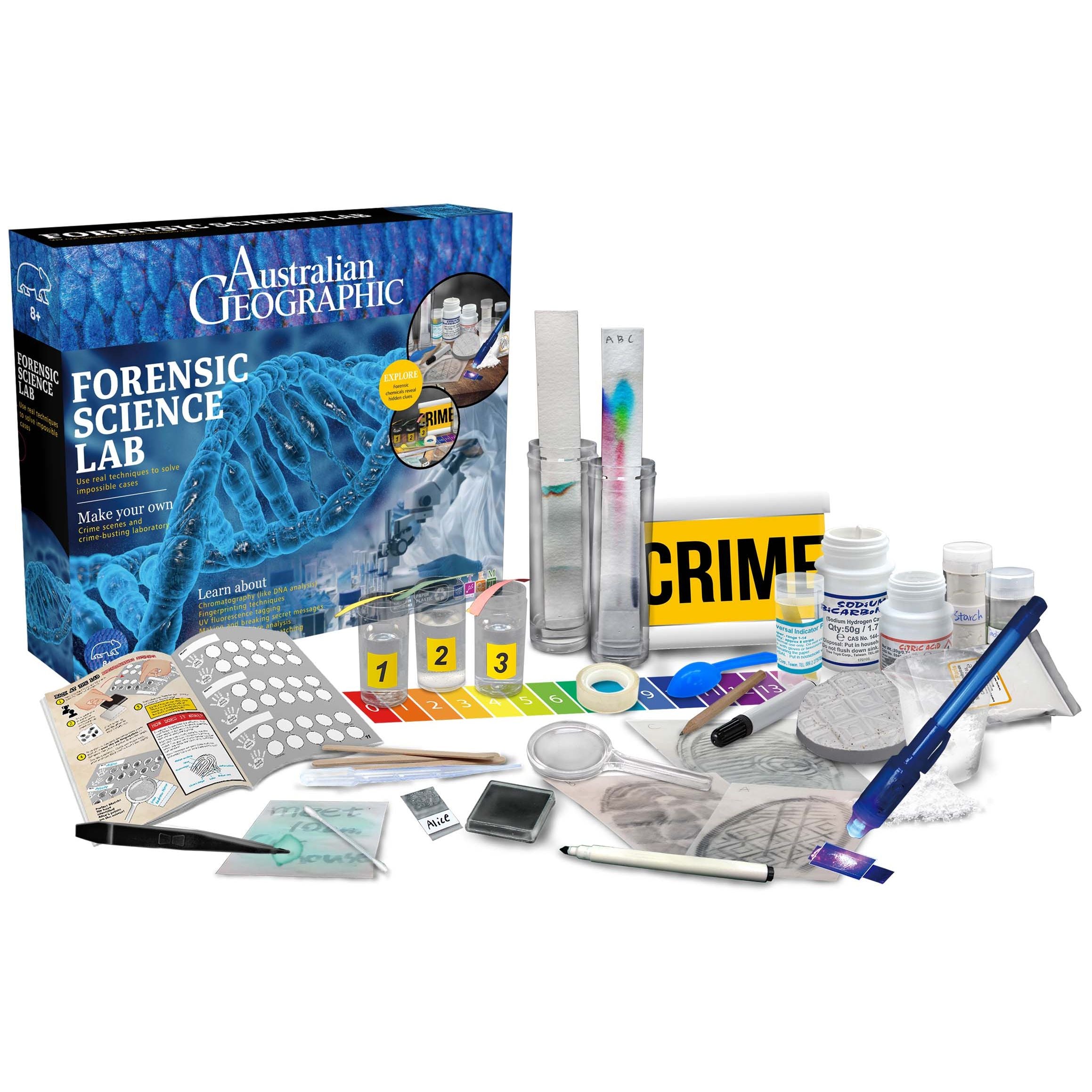 Australian Geographic Australian Geographic: Forensic Science Lab