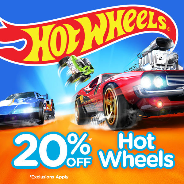 20% HOT WHEELS