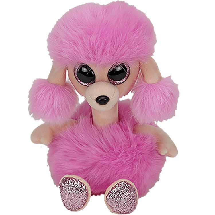 TY BEANIE BOOS MEDIUM - CAMILLA THE PINK POODLE