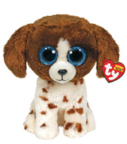 Ty Beanie Boos Regular - Muddles Brown & White Dog - Toyworld Australia