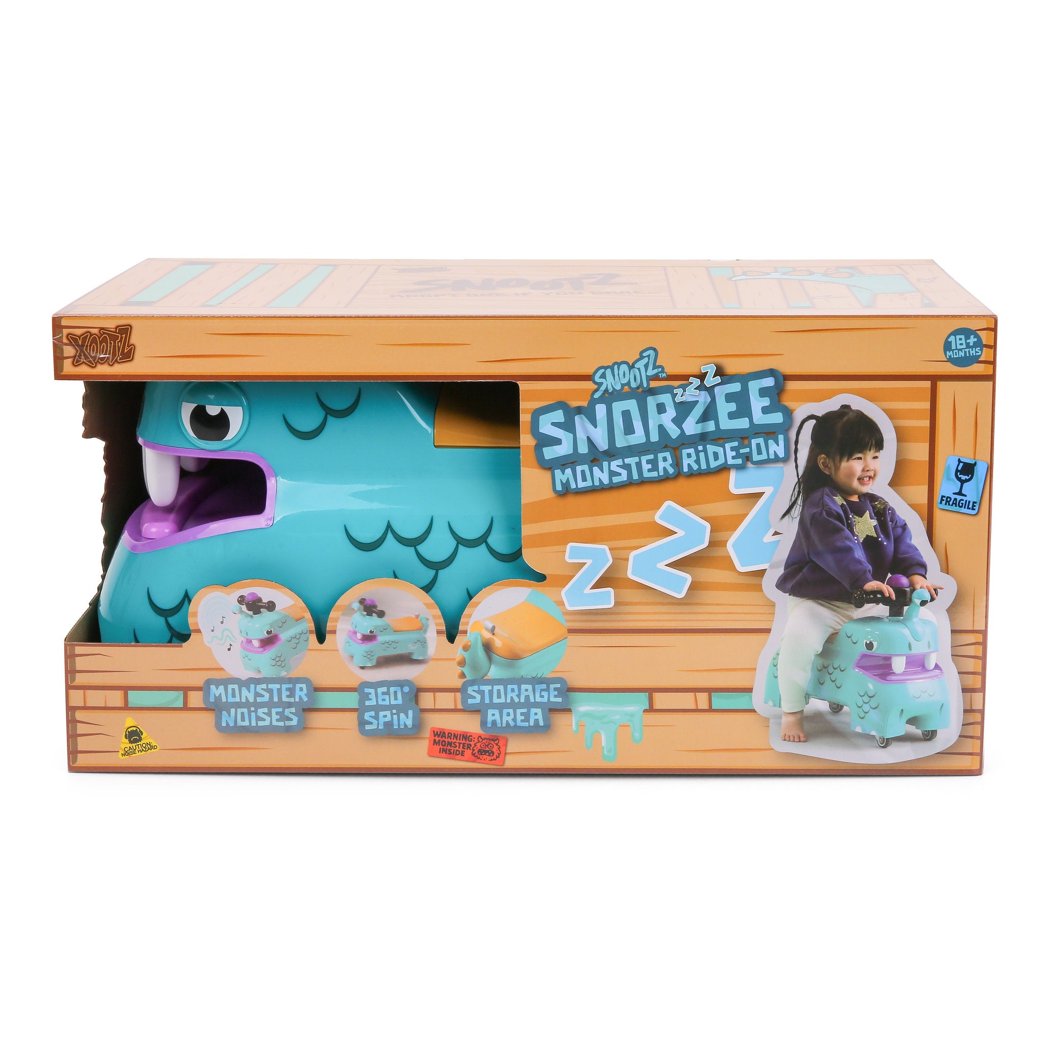 Xootz Snootz Foot-To-Floor Ride-On - Snorzee Teal