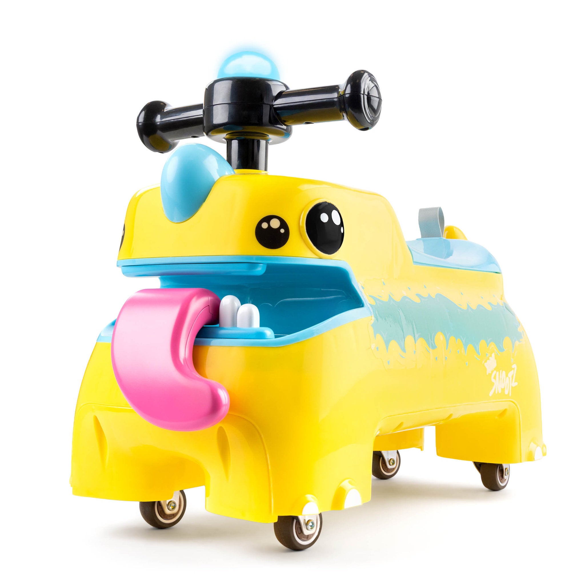 Xootz Snootz Foot-To-Floor Ride-On - Sir Lickalot Yellow