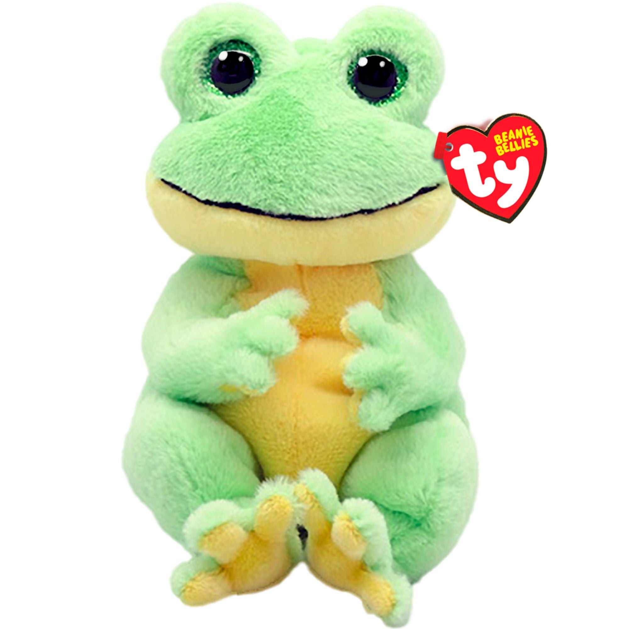 Ty Beanie Bellies Regular - Snapper Green Frog - Toyworld Australia