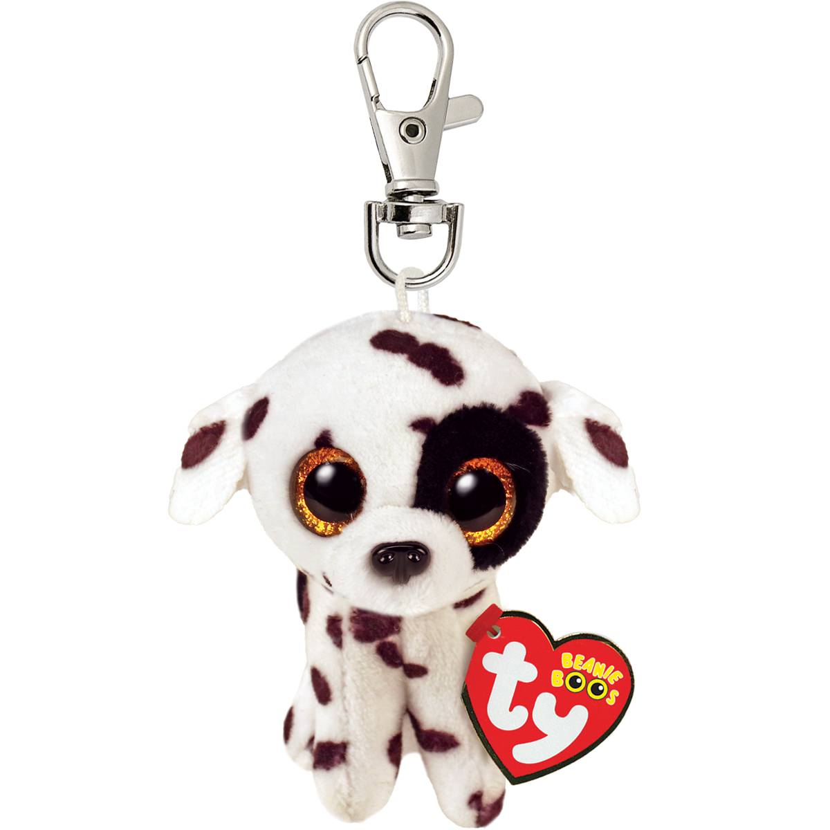 Ty Beanie Boo Clip - Luther Spotted Dog - Toyworld Australia