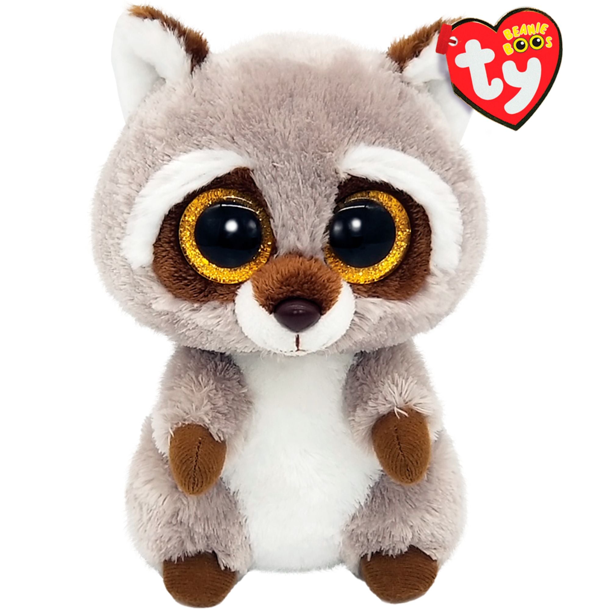 Ty Beanie Boo Regular - Oakie Gray Raccoon