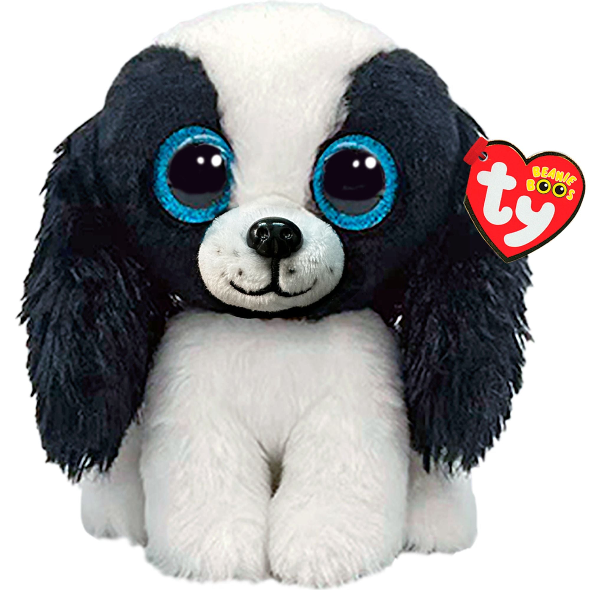 Ty Beanie Boo Regular - Sissy Black & White Dog