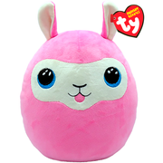 Ty Squishy Beanies 35cm - Lana Pink Llama With Horn