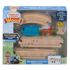 THOMAS & FRIENDS WOOD STRAIGHTS & CURVES TRACK PACK