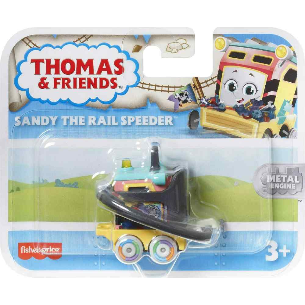 Fisher-Price Thomas & Friends Small Die-Cast Engine Sandy Rail Speeder
