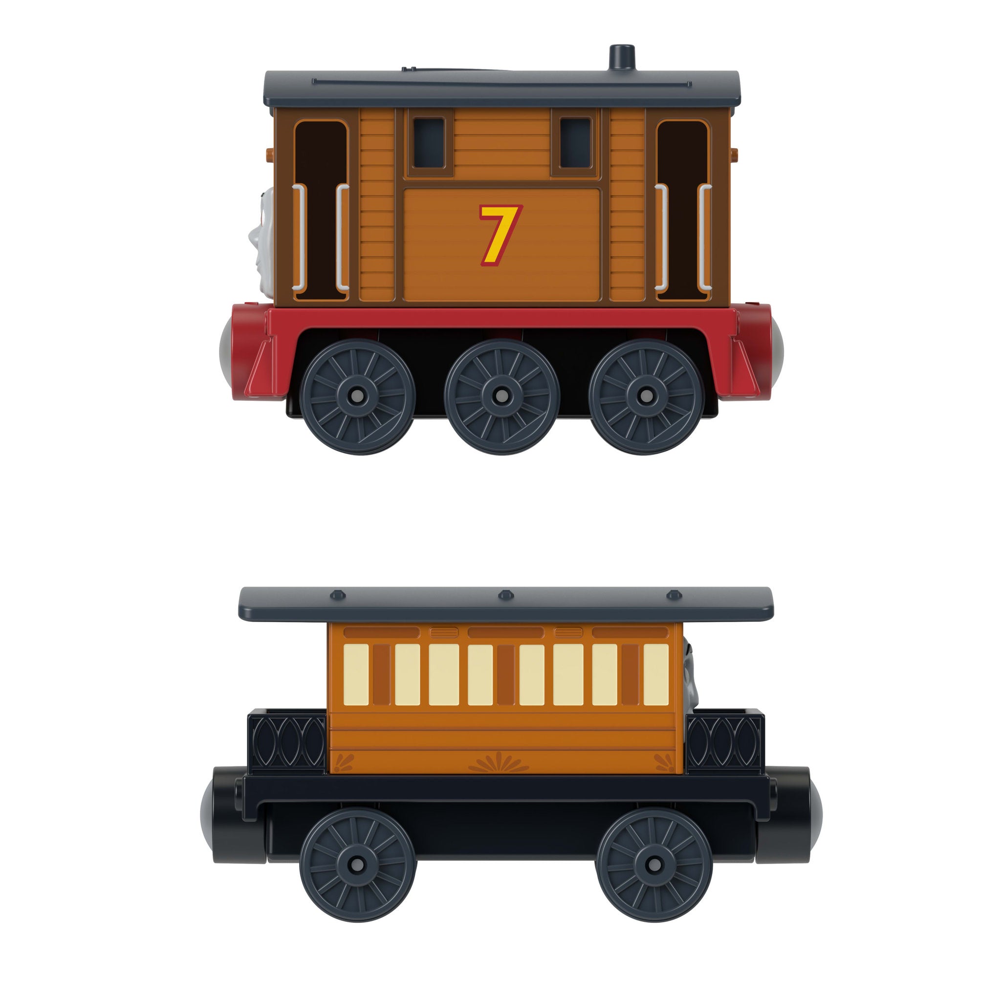 Thomas & Friends Deluxe Die-Cast Engine 2 Pack - Toby & Henrietta